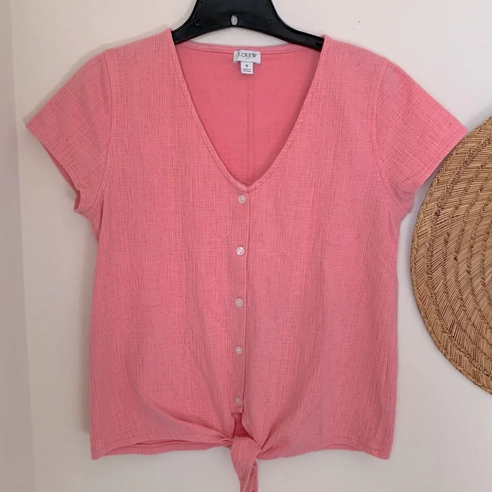 J. Crew Buttoned Crop